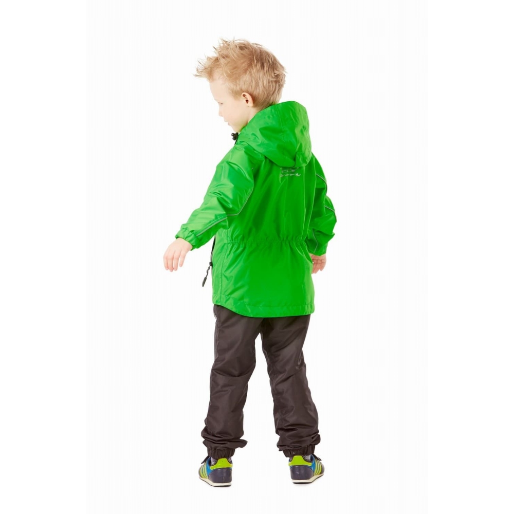 Детский комплект дождевой (куртка, брюки) EVO Kids GREEN (мембрана)