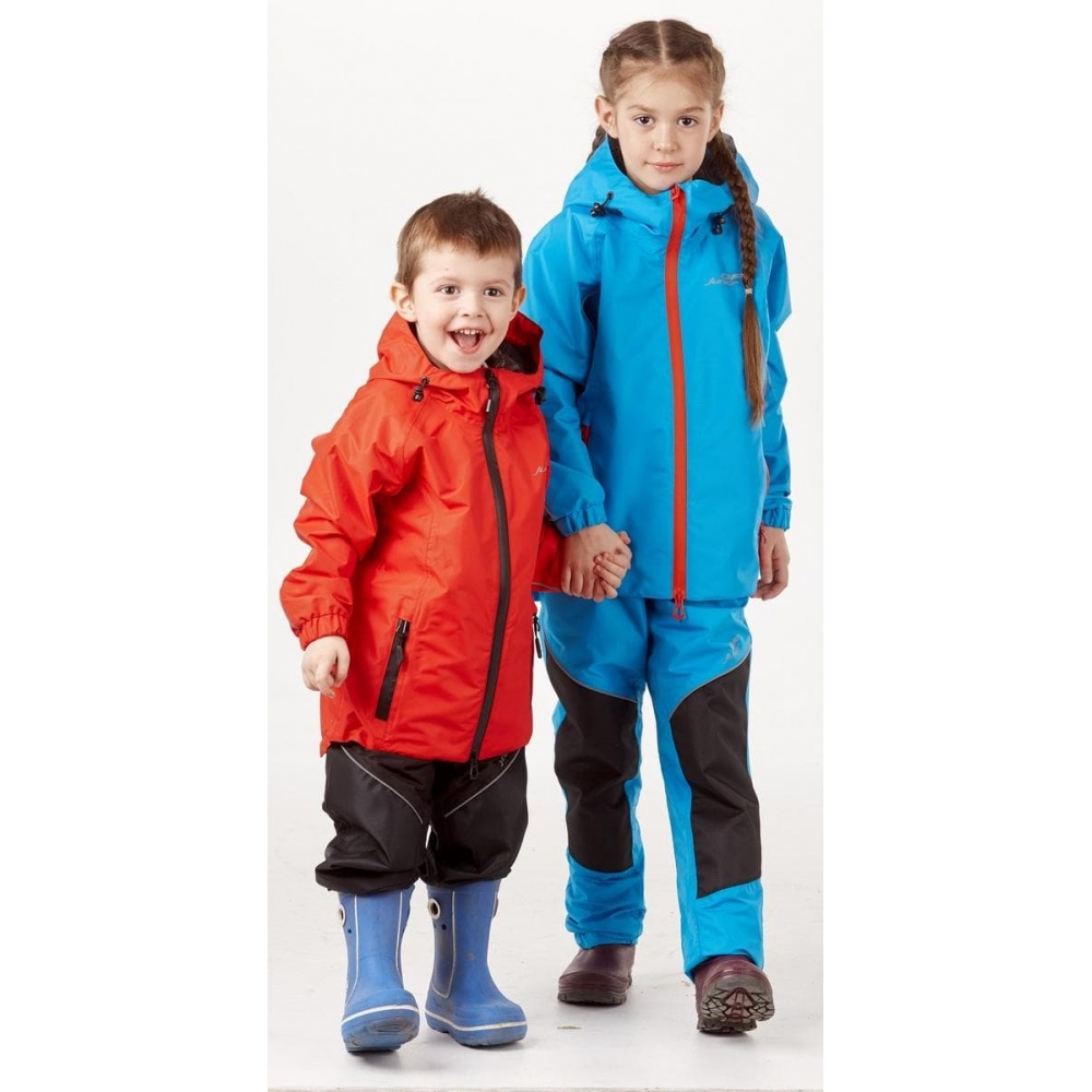 Детский комплект дождевой (куртка, брюки) EVO Kids BLUE (мембрана)