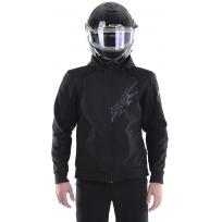 Мототолстовка DF Urban Black с защитой