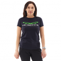 Футболка с принтом DF цвет синий (W) Футболка с принтом DF цвет синий (W)