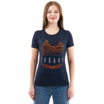 Футболка с принтом Ergaky цвет синий (W) Футболка с принтом Ergaky цвет синий (W)