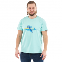 Футболка с принтом Snow Extreme Sled. Menthol. M