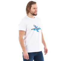 Футболка с принтом Snow Extreme Sled. White M