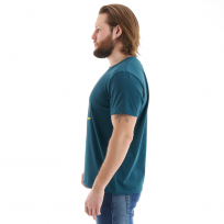 Футболка с принтом. Summer. U - collection. Dark - Green. Man