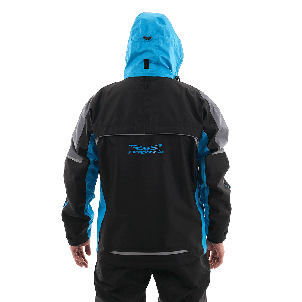 Мембранная куртка QUAD PRO BLACK-BLUE 2021