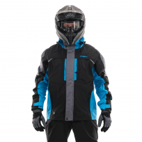 Мембранная куртка QUAD PRO BLACK-BLUE 2021