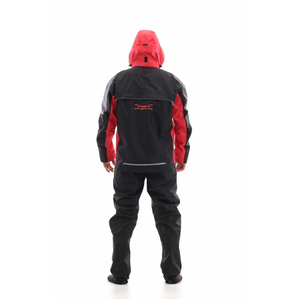Мембранная куртка QUAD PRO BLACK-RED 2021