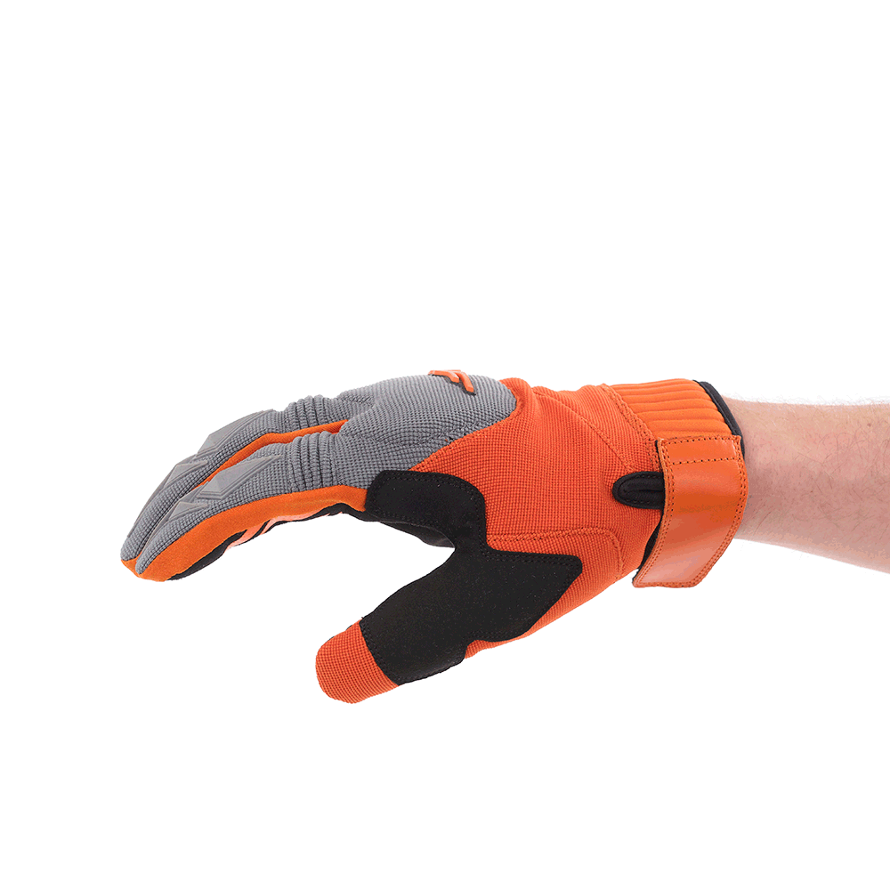 Перчатки ENDURO Gray-Orange-Black