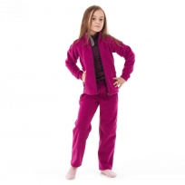 Подростковый флисовый костюм Purple Black Подростковый флисовый костюм Purple Black