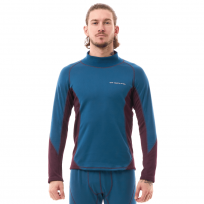 Термокофта зимняя с высоким воротом Man Bordo - Deep Blue
