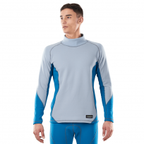 Термокофта зимняя с высоким воротом Man Grey - Blue