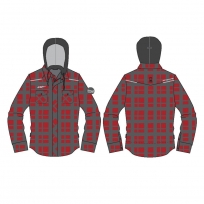 Моторубашка STREETFIGHTER Man Red с защитой