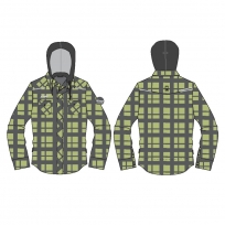 Моторубашка STREETFIGHTER Man Green с защитой