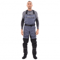 Вейдерсы мембранные QUAD PRO Man Grey - Black