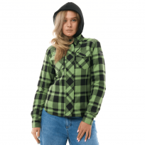 Моторубашка STREETFIGHTER Woman Green с защитой