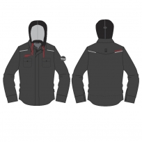 Моторубашка STREETFIGHTER Man Graphite с защитой