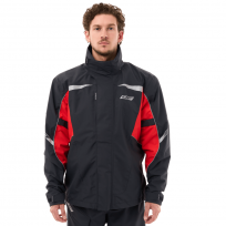 Куртка - дождевик EVO Man Black - Red (мембрана)