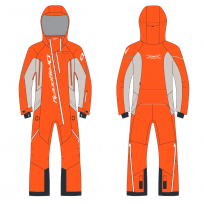 Комбинезон EXTREME Woman Orange - Light Grey