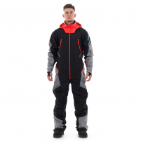 Комбинезон EXTREME 2.0 Man Black - Red - Grey 2024 Утепленный (100)