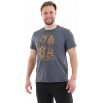 Футболка с принтом Snow Man цвет серый