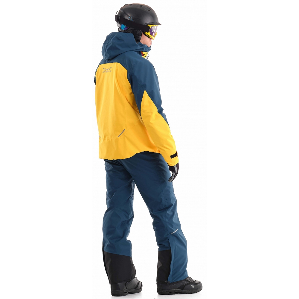 Куртка горнолыжная утепленная Gravity Premium MAN Yellow - Dark Ocean