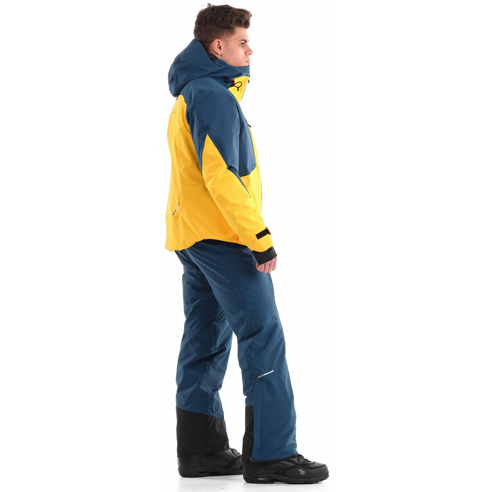 Куртка горнолыжная утепленная Gravity Premium MAN Yellow - Dark Ocean
