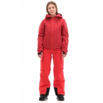 Куртка горнолыжная утепленная Gravity Premium WOMAN Maroon-Red