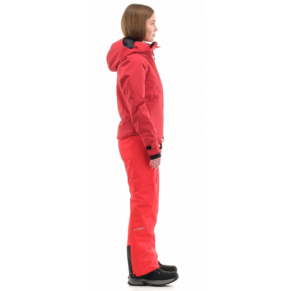 Куртка горнолыжная утепленная Gravity Premium WOMAN Maroon-Red