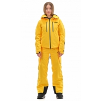 Куртка горнолыжная утепленная Gravity Premium WOMAN Yellow-Dark Ocean Куртка горнолыжная утепленная Gravity Premium WOMAN Yellow-Dark Ocean