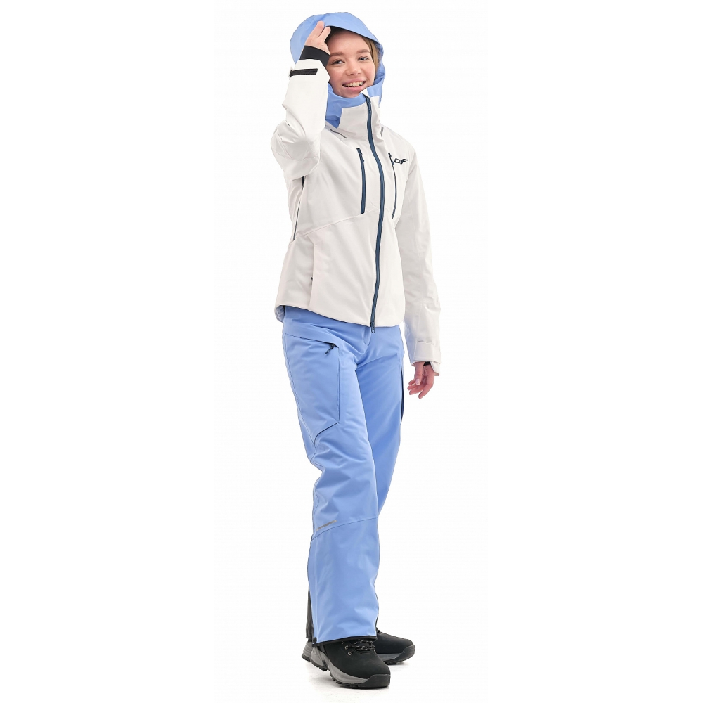 Куртка горнолыжная утепленная Gravity Premium WOMAN Gray-Blue