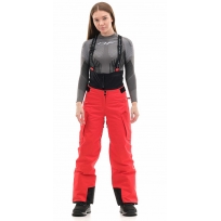 Штаны горнолыжные утепленные Gravity Premium WOMAN Red Fluo