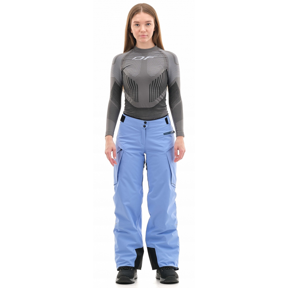 Штаны горнолыжные утепленные Gravity Premium WOMAN Gray-Blue