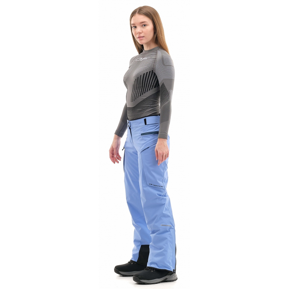 Штаны горнолыжные утепленные Gravity Premium WOMAN Gray-Blue