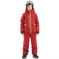 Куртка утепленная Gravity TEENAGER Dark Red - Yellow