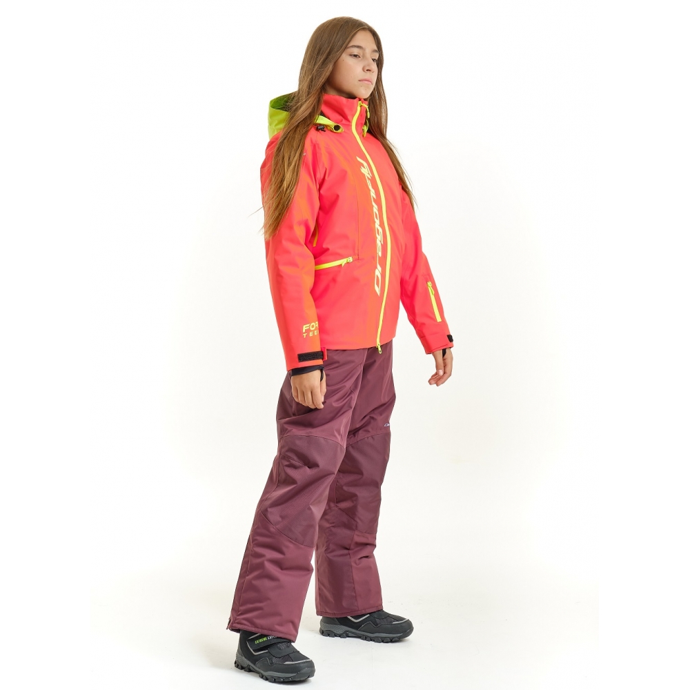 Куртка утепленная Gravity TEENAGER Red - Yellow 2023