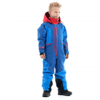 Зимний утепленный комбинезон DF Junior Gravity Blue-Red