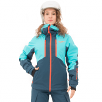 Куртка горнолыжная утепленная Gravity Premium Woman Dark Ocean-Baltic 2023