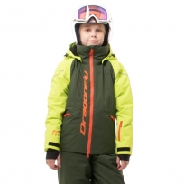 Куртка утепленная Gravity TEENAGER Green - Orange 2023